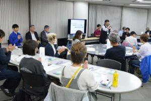 学生ボランティアと一緒に活動するための交流会