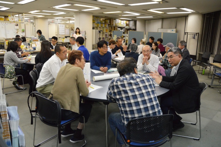 学生ボランティアと一緒に活動するための交流会